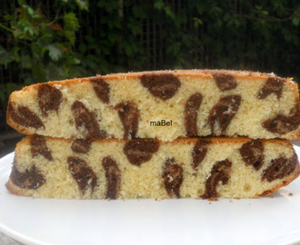 Torta leopardo -  Leopard print cake inside