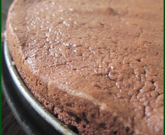 Gâteau fondant mousseux au chocolat (comme une mousse au chocolat)