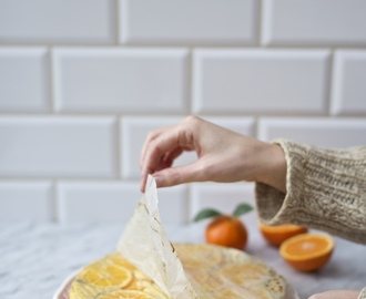 Wilgotne ciasto z gotowanymi mandarynkami i ricottą czyli #upsidedowncake