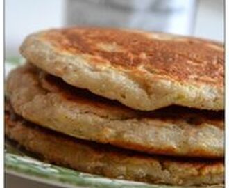 Pancakes végan banane-coco : sans gluten, sans produit laitier, sans oeufs et sans blé)