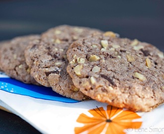 Den perfekte snaddermaten til påske - cookies med peanøtter og sjokolade!