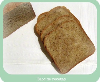 Pan integral de espelta en panificadora