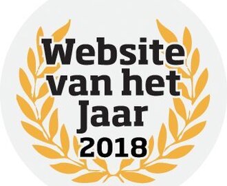 Website van het Jaar 2018 nominatie!
