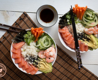 100% Paleo: Japanse sushi bowl