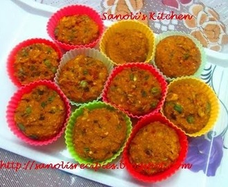 VEGETABLE OATS MUFFIN - A VERY LOW CALORIE DIABETIC SNACK