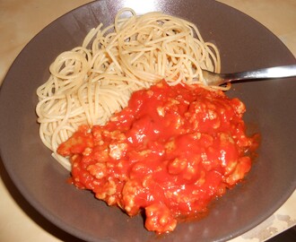 Oppskrift spaghetti bolognese