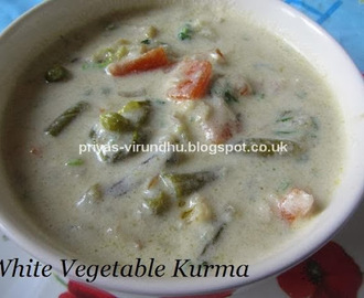 White Vegetable Kurma /Vellai Kurma – Restaurant Style