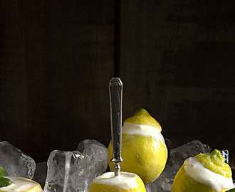 Limones helados al limoncello