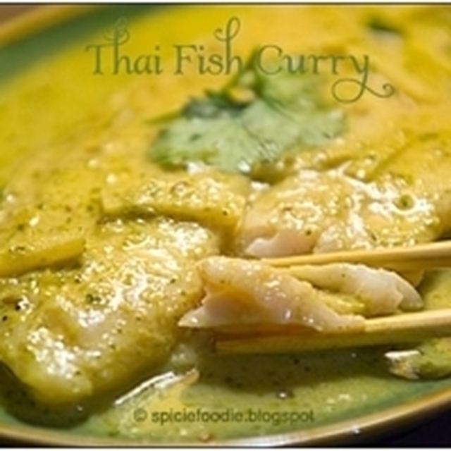 Thai Fish Curry or Kaeng Khieu Wan Pla Recipe