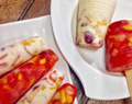 Fruity Watermelon and Pina Colada Popsicles