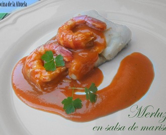 Merluza en Salsa de Marisco.