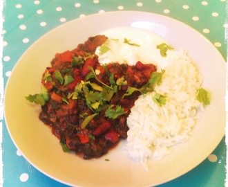 Vegetarian 5:2 Recipe: A comforting Bean Chilli after a heavy weekend.