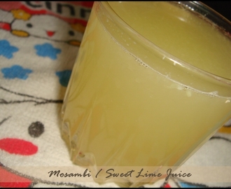 Mosambi or Sweet Lime Juice