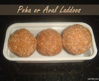 Poha Laddoos / Aval Laddoos | Diwali Sweet Recipes | Poha Recipes