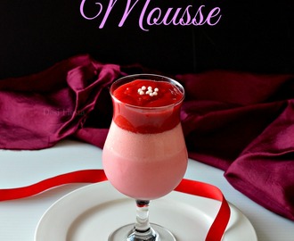 Strawberry Mousse ( Egg free and gelatin free)