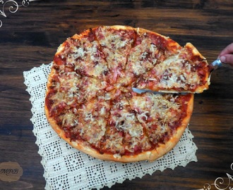 Pizza Boloñesa Casera y Fácil