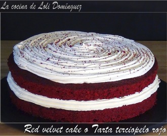 Red velvet cake o Tarta terciopelo rojo