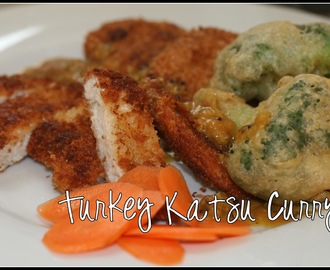Delicious Turkey Katsu Curry with Japanese Side Dishes