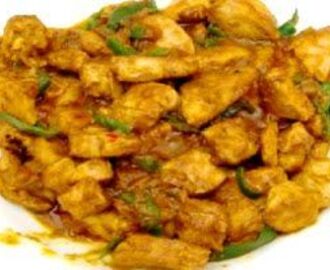 Pollo con curry al estilo indio