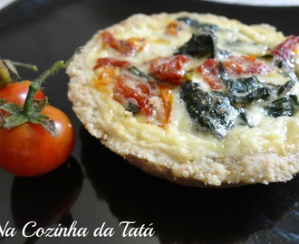 Mini Quiche de Espinafre e Tomate Seco + Parceria com a Mococa renovada