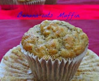 Banana oats muffin/Breakfast muffin/Healthy muffins