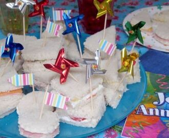 Mini sándwiches especial cumpleaños: recetas para niños
