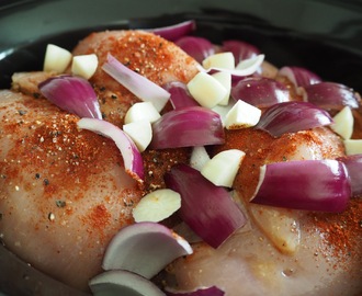 Slowcooked chicken breast