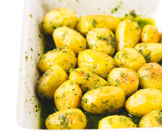 Patatas Asadas con Pesto