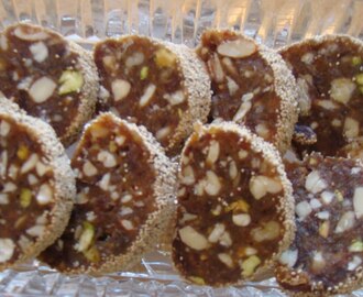 Dates and Nuts Rolls