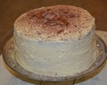 Pastís de crema pastissera i xocolata blanca