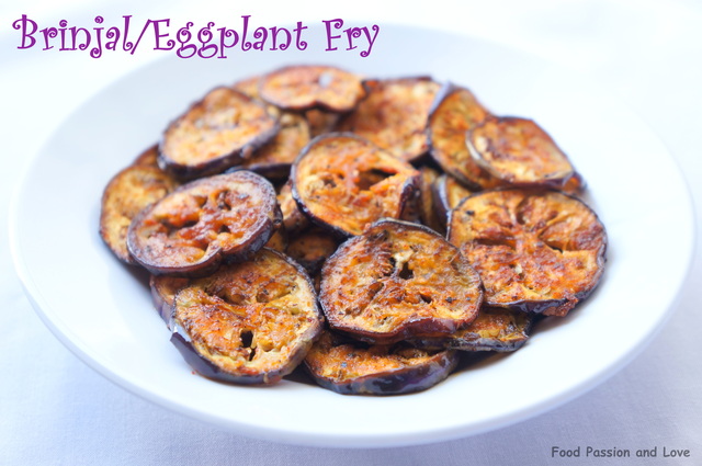 Brinjal/Eggplant Fry