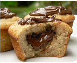 Εύκολα και γρήγορα Muffins με nutella