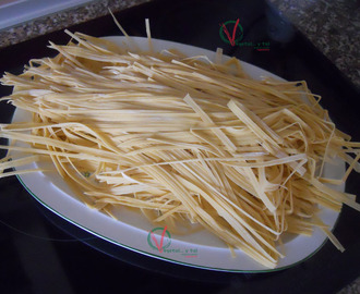 Pasta fresca casera (espaguetis)