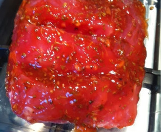 Recept: Beenham in ketchup-honingmarinade