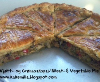 Kjøtt- og Grønnsakspai / Meat- and Vegetable Pie