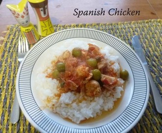 Spanish Chicken With Peppers, Olives and Capers