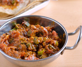 Bhindi Masala | Punjabi Bhindi Masala Recipe | Side Dish Chapatis Rotis