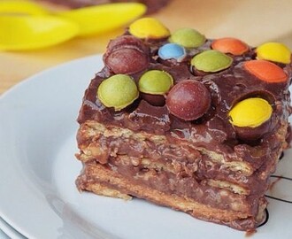 Τούρτα με σοκολάτα και πτι μπερ- Chocolate and petit beurre biscuits Cake by Gabriel Nikolaidis and the Cool artisan !