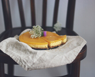 Kokosový cheesecake s mangom