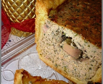 Paté en croute farci au foie gras de canard cru