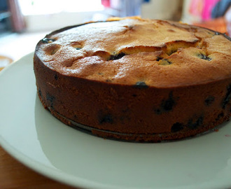 T's Birthday Cake (Or: Lemon, Blueberry and White Chocolate Cake)