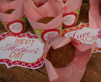 Más Muffins (Muffins de Zanahoria y Calabacín para el día de la madre)