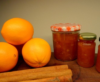 Appelsin marmelade med kanel (opskrift)