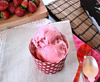 Helado de fresas casero, con y sin heladera (Receta FÃ¡cil)