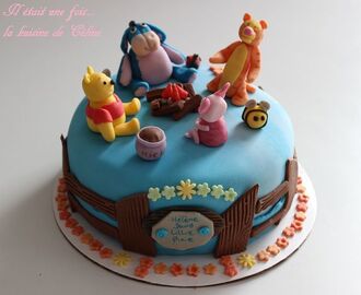 Gateau Winnie l'ourson et ses amis - winnie the pooh cake