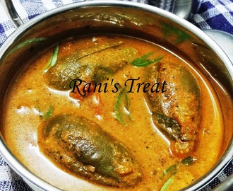 Chettinad  Style Kathirikaai Masala Kuzhambu | Brinjal Masala Curry | Eggplant Gravy