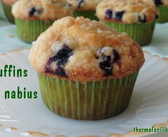 Muffins de nabius (Blueberry Muffins)
