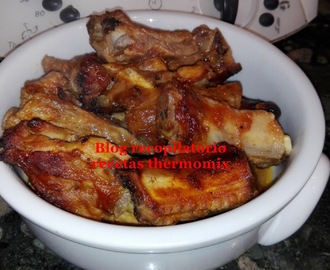 Costilla de cerdo con salsa barbacoa thermomix