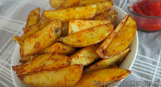Patates amb espècies al forn