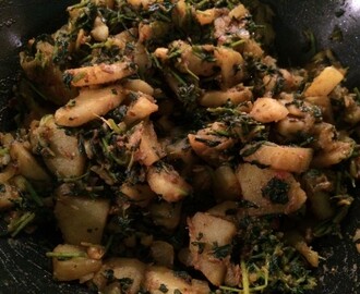 Aloo methi – Stekte poteter med urter